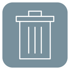 Trash Bin Icon of Hygiene Routine iconset.