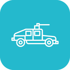 Army Car Icon of Military iconset.