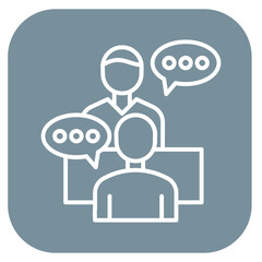 Interview Icon of Immigration iconset.