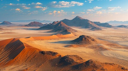Breathtaking Namibian Landscape in Africa Generative AI