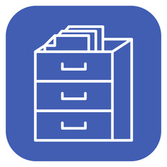 Filing Cabinet Icon of Productivity iconset.