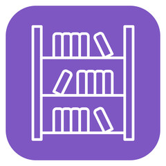 Library Shelves Icon of Library iconset.