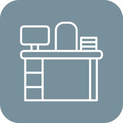 Work Table Icon of Engineering iconset.