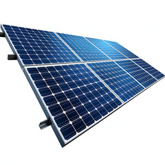 Diy solar panel project at home isolated on white background, hyperrealism, png
