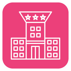 3 Star Hotel Icon of Hotel Management iconset.