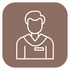 Staff Male Icon