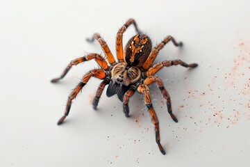 Fototapeta premium Tarantula wolf spider (Lycosa Tarantula)