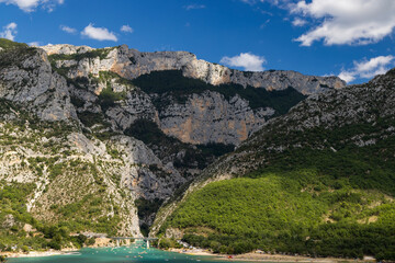 Lake of Sainte-Croix in Var department, Provence, France