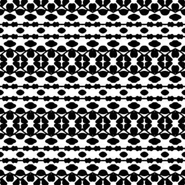
Black and white background.Seamless texture for fashion, textile design,  on wall paper, wrapping paper, fabrics and home decor. Simple repeat pattern. Geometric patterns.
