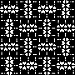 
Black and white background.Seamless texture for fashion, textile design,  on wall paper, wrapping paper, fabrics and home decor. Simple repeat pattern. Geometric patterns.
