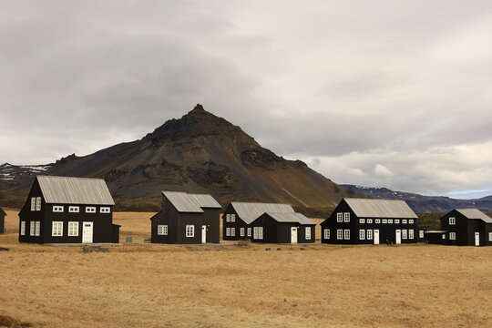 View an open air museum in western Iceland, Snaefellsnes peninsula