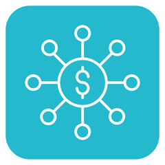 Money Network Icon of Accounting iconset.