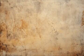 Fototapeta na wymiar Old brown parchment antique paper sheet or vintage aged grunge stain texture isolated background