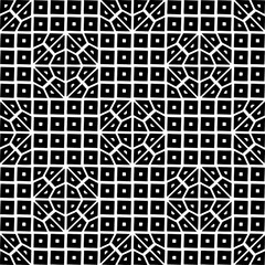 Black and white background.Seamless texture for fashion, textile design,  on wall paper, wrapping paper, fabrics and home decor. Simple repeat pattern. Geometric patterns.

