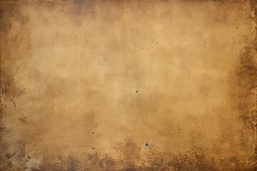 Old brown parchment antique paper sheet or vintage aged grunge stain texture isolated background - obrazy, fototapety, plakaty