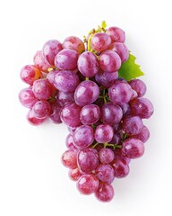 Fototapeta premium fresh grape on white background