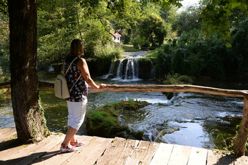 Wasserfall bei Slunj, Kroatien