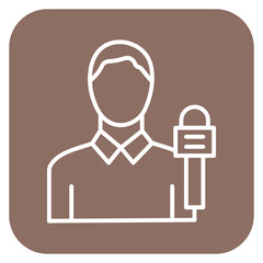 News Anchor Icon