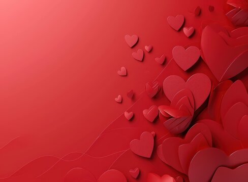  a bunch of red hearts on a red background with a lot of smaller ones in the middle of the image and a lot of smaller ones in the middle of the image.