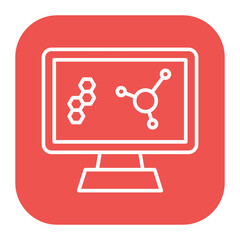 Computer Science Icon of Research and Science iconset.