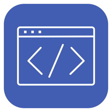 Web Coding Icon of Web Hosting iconset.