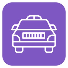 Police Car Icon of City Elements iconset.