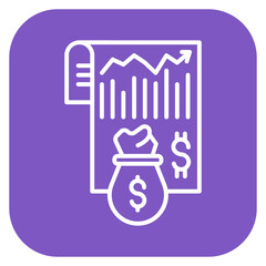 Stock Market Report Icon of Business iconset.