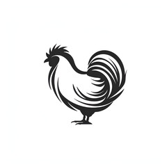 Fototapeta na wymiar Beautiful Hen Logo, Perfect Chicken Design for Your Project and Creations, Ai Generative