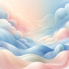 Soft, soothing gradients in pastel tones. Pastel graphics, photo wallpapers.