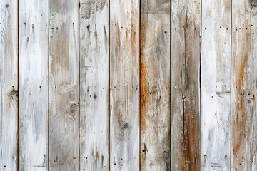 Weathered Wooden Wall Texture with Old Door and Planks in Natural Gray Brown Design