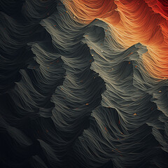 Textura, portada y fondo de pantalla de arte abstracto generativo