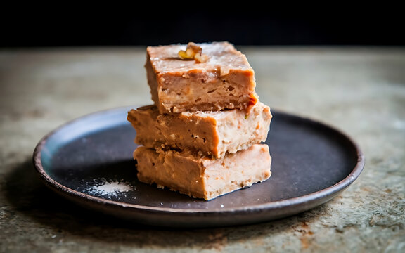 Capture the essence of Halva in a mouthwatering food photography shot