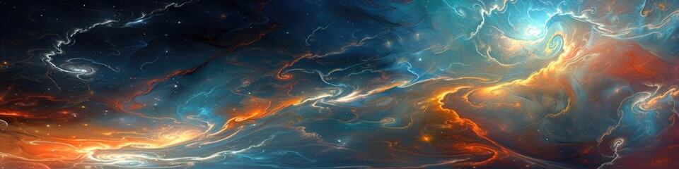 Heavenly and mysterious abstract art background
