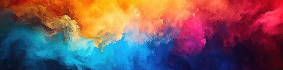 Artistic and colorful modern palette background - obrazy, fototapety, plakaty