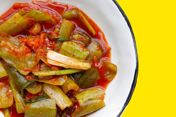 Kimchi korea food, cucumber kimchi