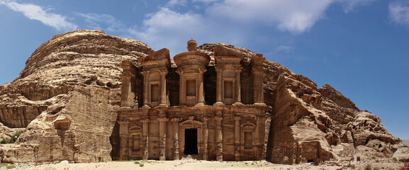 El Khazneh, also known as The Treasury, is one of the tourist attractions is an extraordinary work...