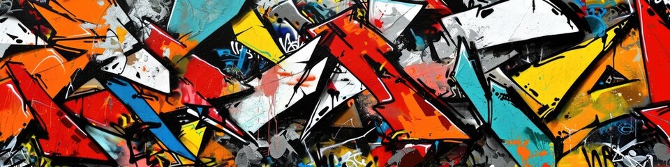 Abstract background with urban and street style graffiti elements