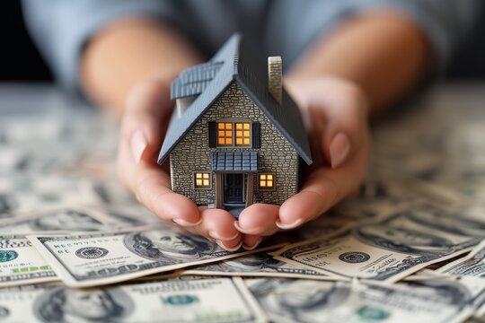 Real Estate investment, house loan, insurance or credit concept