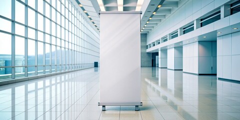 Roll up mockup poster