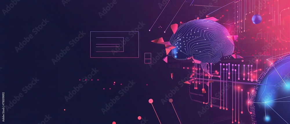 Poster hero image for a website that combines the themes of beyond ai computing network