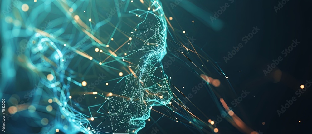 Poster hero image for a website that combines the themes of beyond ai computing network