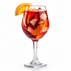 Sangria isolated on white