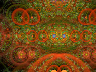 Imaginatory fractal abstract background Image