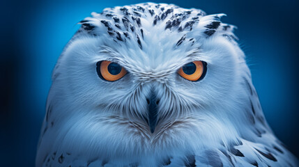 Obraz premium Majestic Snowy Owl Portrait