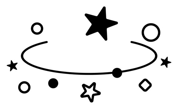 Expression after fainting. Graphic element on a transparent background.