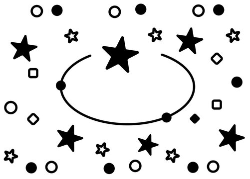 Expression after fainting. Graphic element on a transparent background.