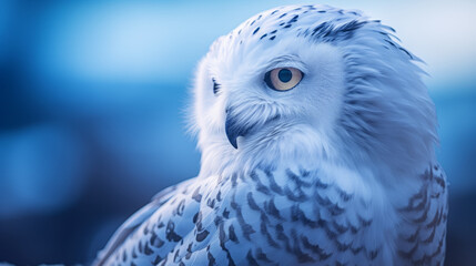 Graceful Snowy Owl Gaze