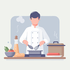 chef cooking