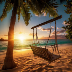 hammock on the beach
