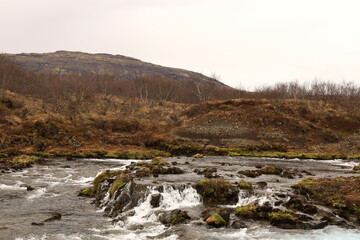 Br&uacute;ar&aacute; is a spring-fed river in West Iceland which runs by the boundaries of municipalities Biskupstungur and Gr&iacute;msnes